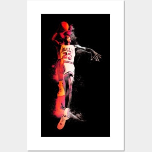 Vintage Michael Jordan-Sport Action Effect Posters and Art